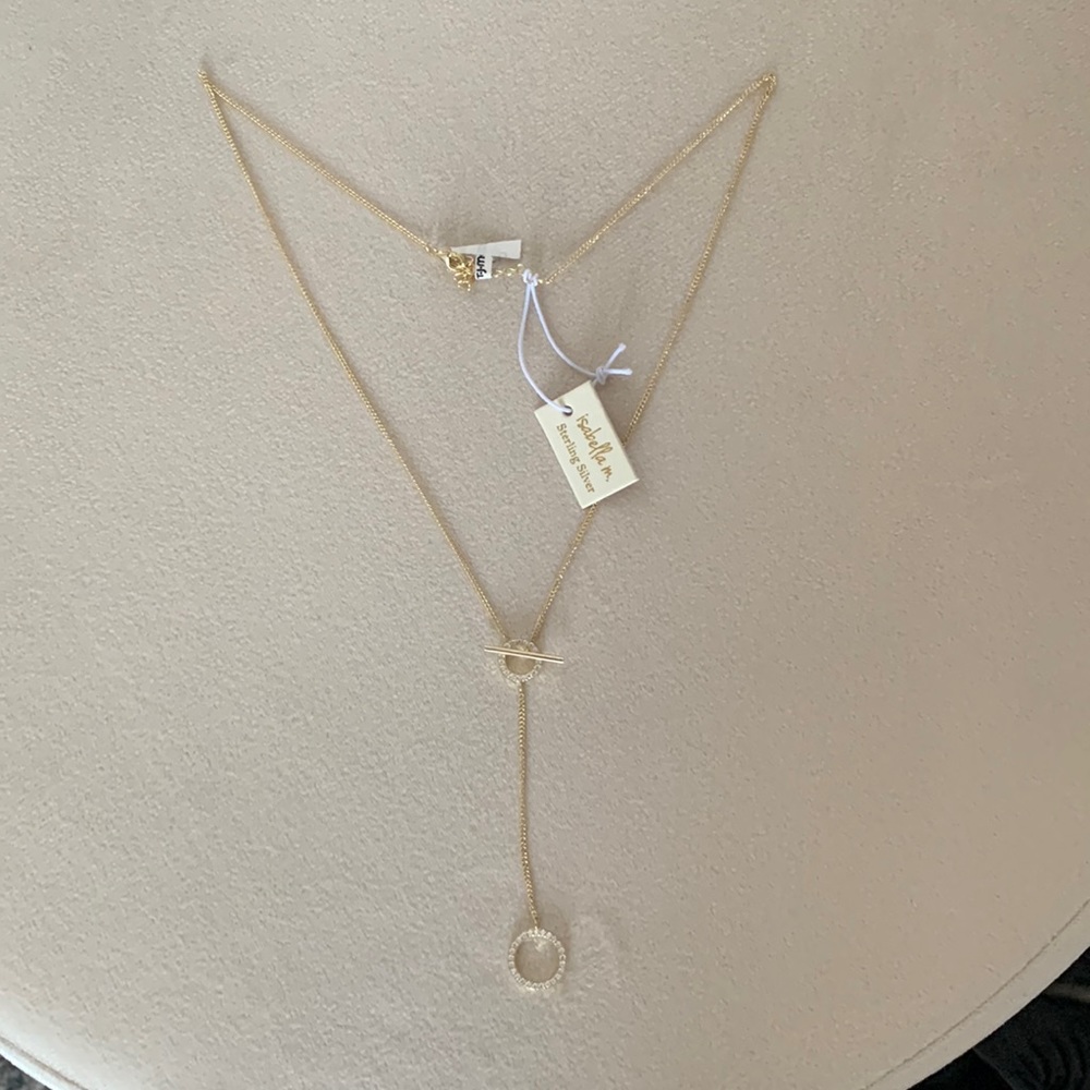 Gold coated sterling silver necklace